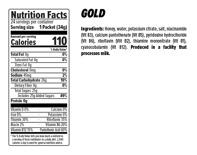 Nutritional information