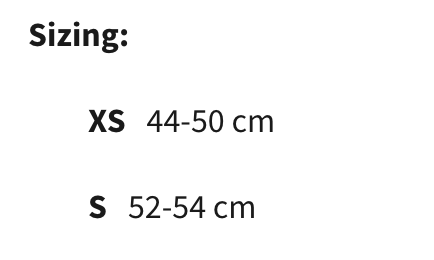 Sizing