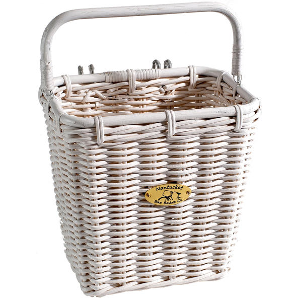 Nantucket Bike Basket Co. Cruiser Pannier Basket w/ Hooks Nantucket Bike Basket Co. Cruiser Pannier Basket w/ Hooks