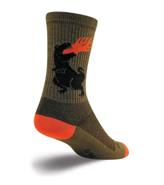 SockGuy Wool Socks (Dinosaur)