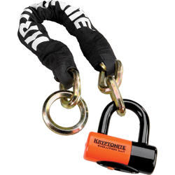 Kryptonite New York Cinch Ring Chain (w/Evolution Series 4 Disc Lock) (2.25 feet)